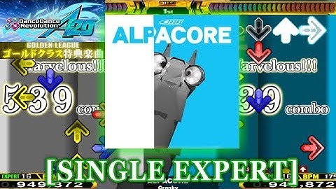 【DDR A20】 ALPACORE [SINGLE EXPERT] 譜面確認＋クラップ