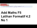 Latihan Formatif 4.2 No 1 | Pilih atur dan gabungan | Permutation and combination formative exercise