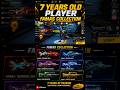 7 year old player famas collection #shortsvideo #shortsfeed #viral #freefireshorts