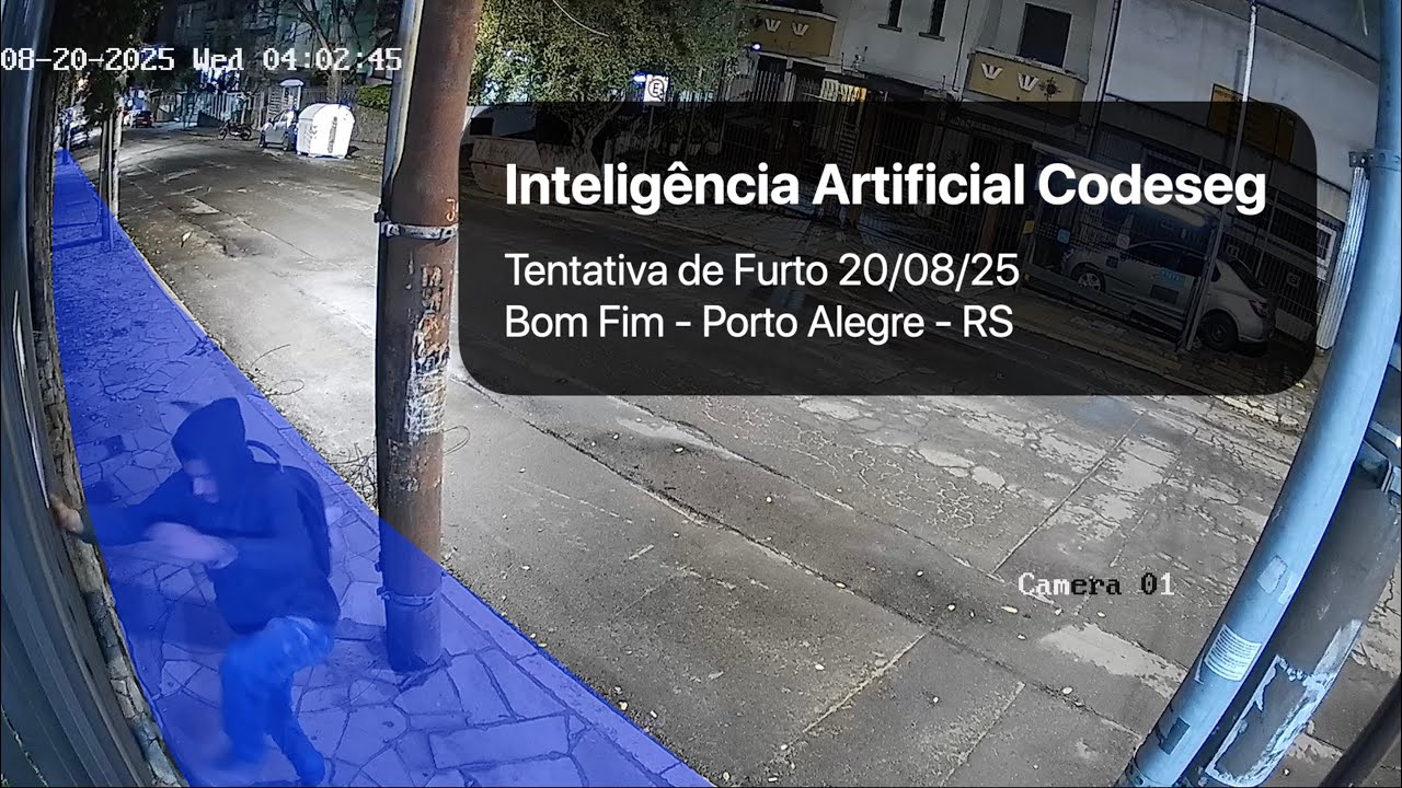 Tentativa de Furto 20/08/25 - Bom Fim - Porto Alegre - RS