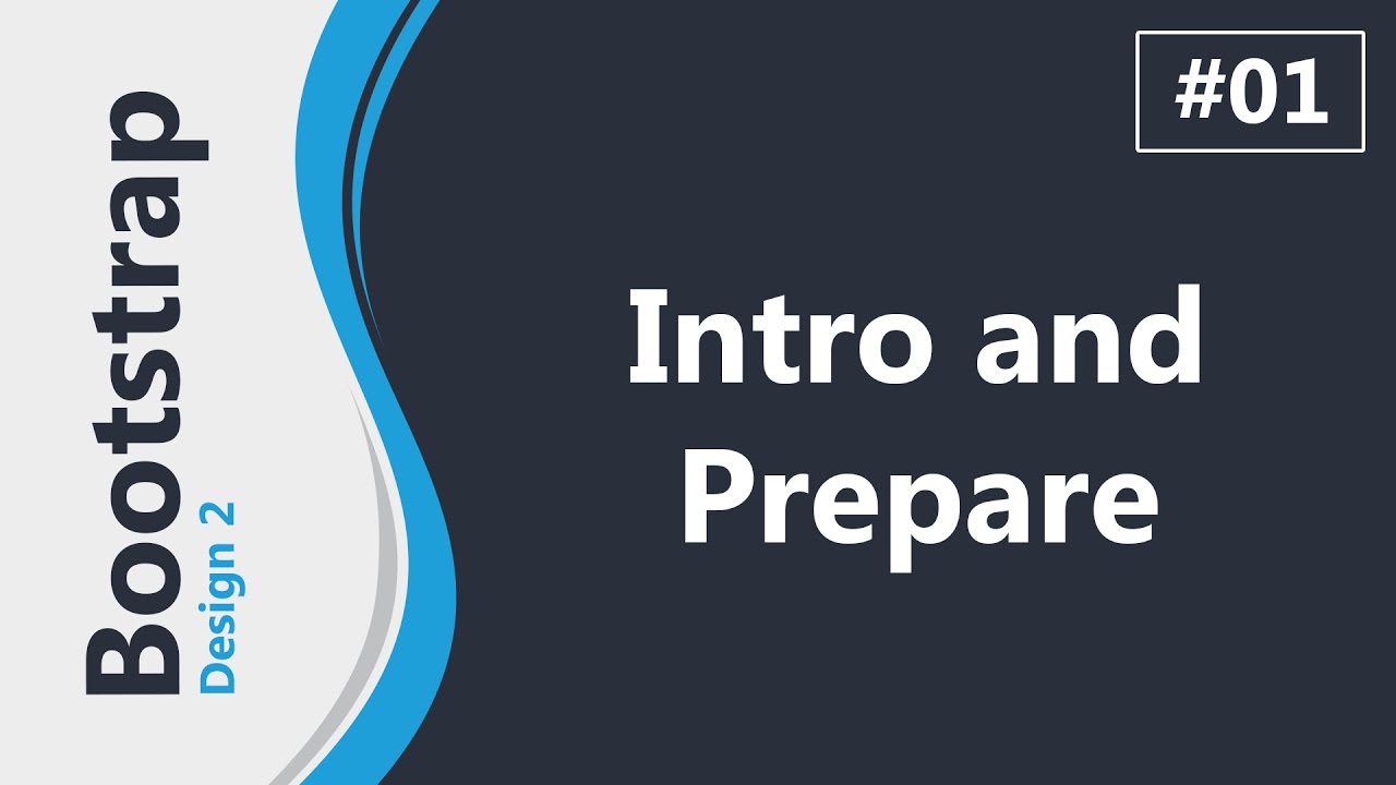 Twitter Bootstrap 3 Design 2 In Arabic #01 - Intro and Prepare Files and Libraries