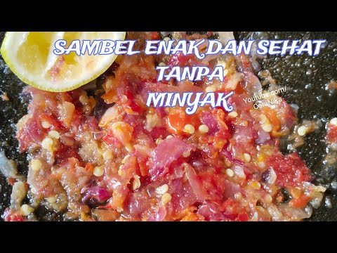 Resep Sambal Bawang Tanpa Minyak