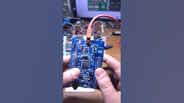 STM32F4 blinking LED on board