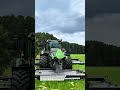 Massive Triple Mower Tractor Cutting Fast! #Farming #Tractor #AgriTech