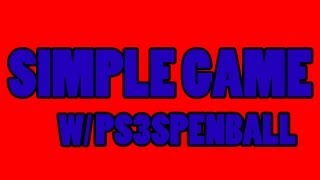 Full How To Make A Simple Game - 001 Game Creator Tutorial /w PS3spenball Guide