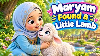 Maryam Had a Little Lamb 🐑 | Muslim Kids Song & Nursery Rhyme | Maryam Rescues a Little Lamb