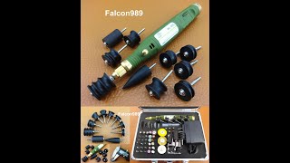 90Pcs Leathercraft Skirt Polish Chaser Burnisher Carving Grinder Drill Tool Ac100-240V