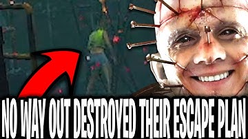 AGGRESSIVE SWF PANICKED AFTER NO WAY OUT DESTROYS THEIR ESCAPE PLAN... | Dead By Daylight