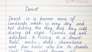 Essay on Desert