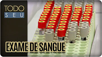 Como é feito o resultado do exame de sangue?
