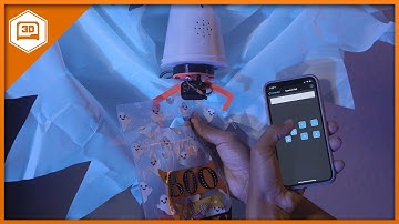 BLE Servo Claw #halloween #adafruit #3DPrinting