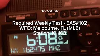 Florida’s Required Weekly Tests - 7/26/2023 - EAS# 101-102