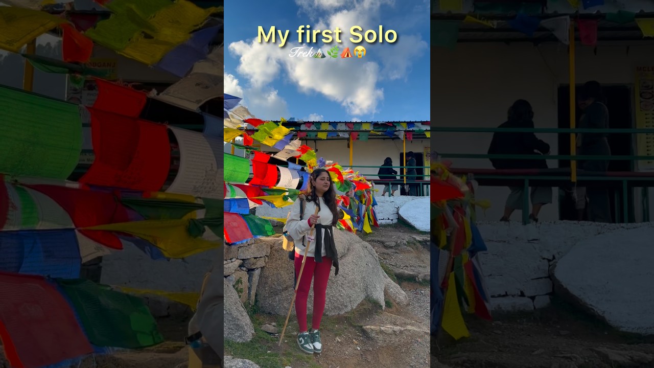 My First Solo Trek #minivlog #ytshorts #shorts