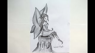How To Draw Fairy With Beautiful Wings | Cool Drawing screenshot 4