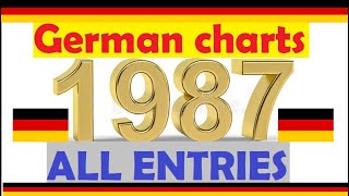 German Singles Charts 1987 (All songs)