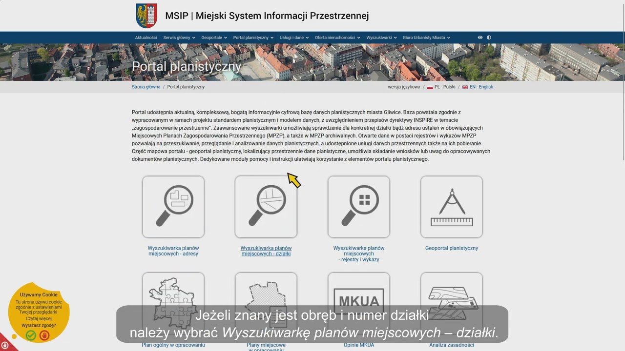 Jak sprawdzić przeznaczenie terenu w miejscowym planie zagospodarowania przestrzennego? MSIP Gliwice