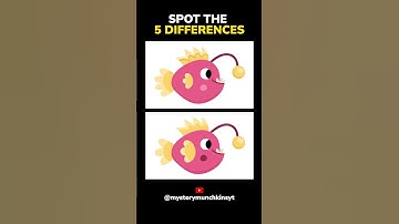Spot the 5 Differences  #challenge #dop2 #mindbendingquiz #logicgames #solve #findthedifference