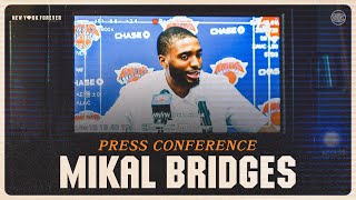 Mikal Bridges Introductory Press Conference | New York Knicks