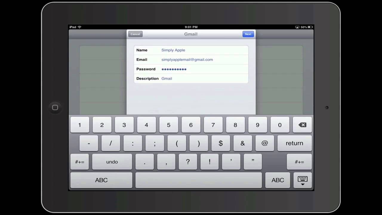 How To Set Up An Email Account On An iOS Device - YouTube