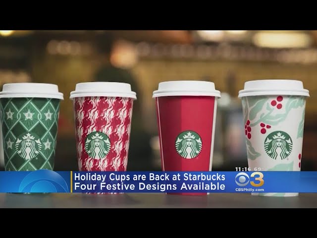 Starbucks Unveils 2018 Holiday Cups, New Holiday Treats