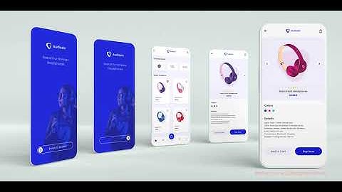 Headphones Company App Design | UI UX Design | Adobe XD
