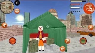Scary Clown Stickman Rope Hero Gangster Vegas Crime Simulator #Game | Android Gameplay [HD] screenshot 5