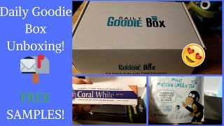 Daily Goodie Box October 2018 |100% FREE Sample Unboxing| Get free samples in the mail!