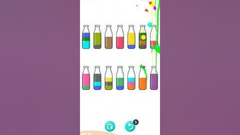 Watery Bottle - Water Color Sort Puzzle Game LEVEL 105