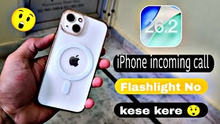 IPhone incoming call flash light on kaise kare 😲/ how to enable flashlight incoming call ios 26.2 screenshot 4