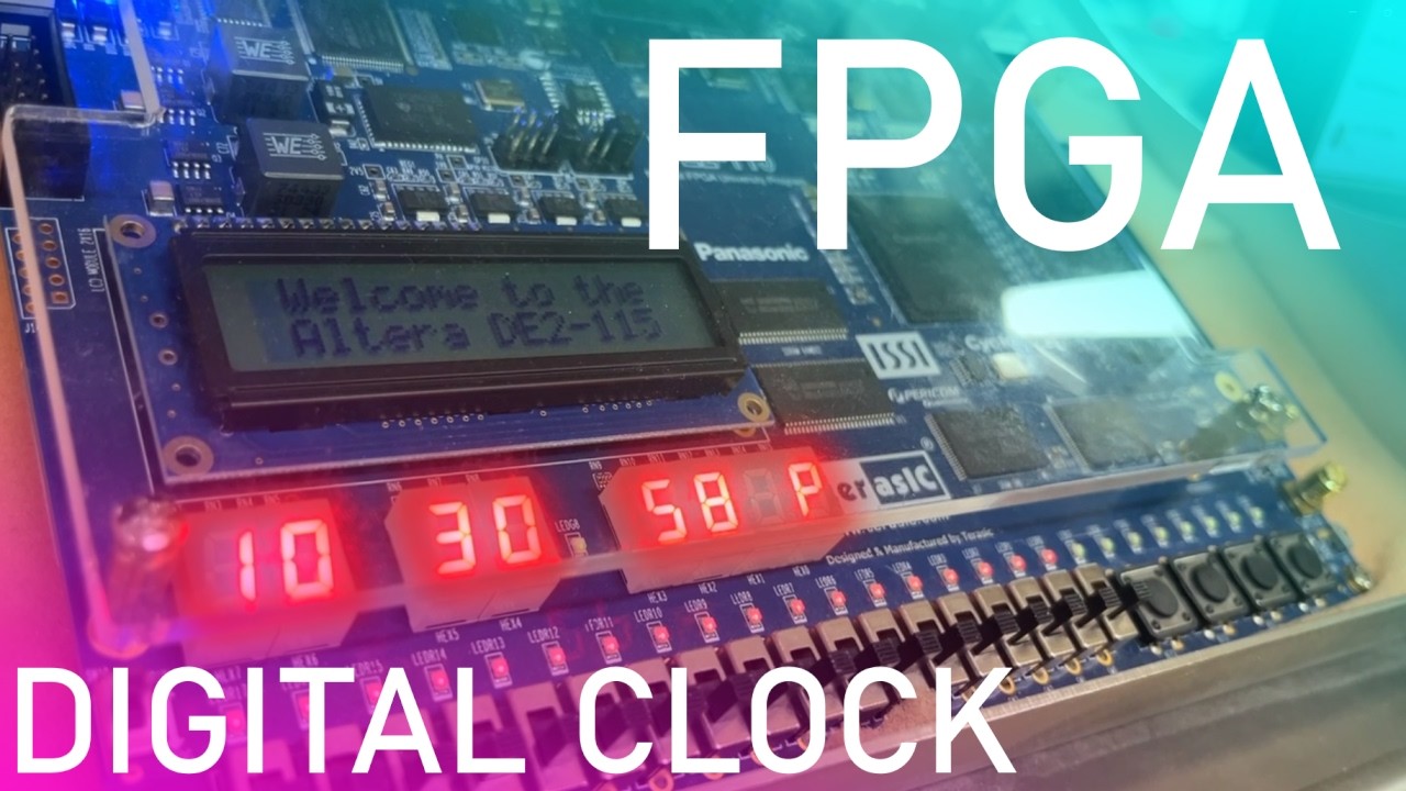 I Created a Digital Clock! | FPGA Projects, Verilog - YouTube