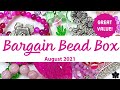 Bargain Bead Box August 2021 Monthly Subscription