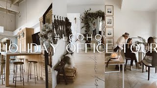 Tour of an Interior Design Firm Styled for the Holidays | THELIFESTYLEDCO #LCOHQ