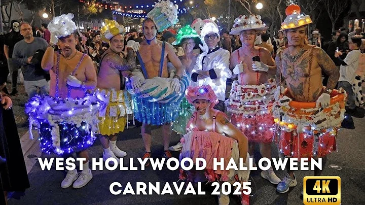 West Hollywood Turns CRAZY for HALLOWEEN 2025 -The Wildest Night in Los Angeles 4K!