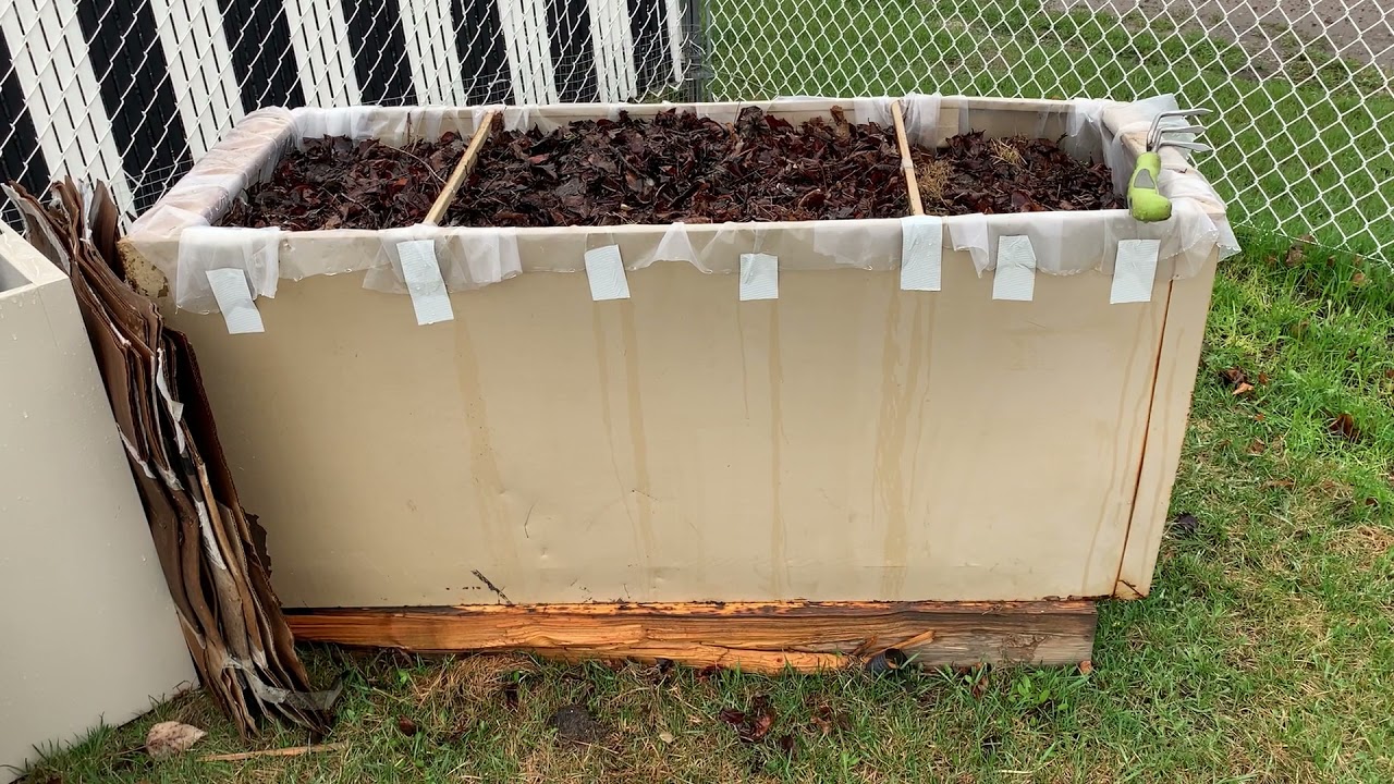 Update on the raised garden beds (filing cabinets) are coming along