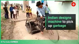 Indian Designs Machine Out of Scrap to Pick up Garbage