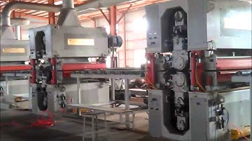 Double side sanding machine for wood based board