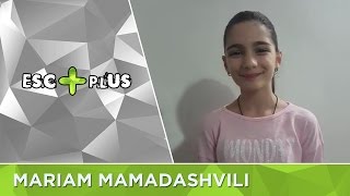 Mariam Mamadashvili sends a message for ESC+Plus (Georgia at Junior Eurovision 2016)