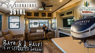 ULTRA-LUXURY Rear Living Fifth Wheel w/ Kitchen Island! - Rockwood Signature 361RL by The Great Outdoors RV™ 2,211 views 4 months ago 11 minutes, 47 seconds