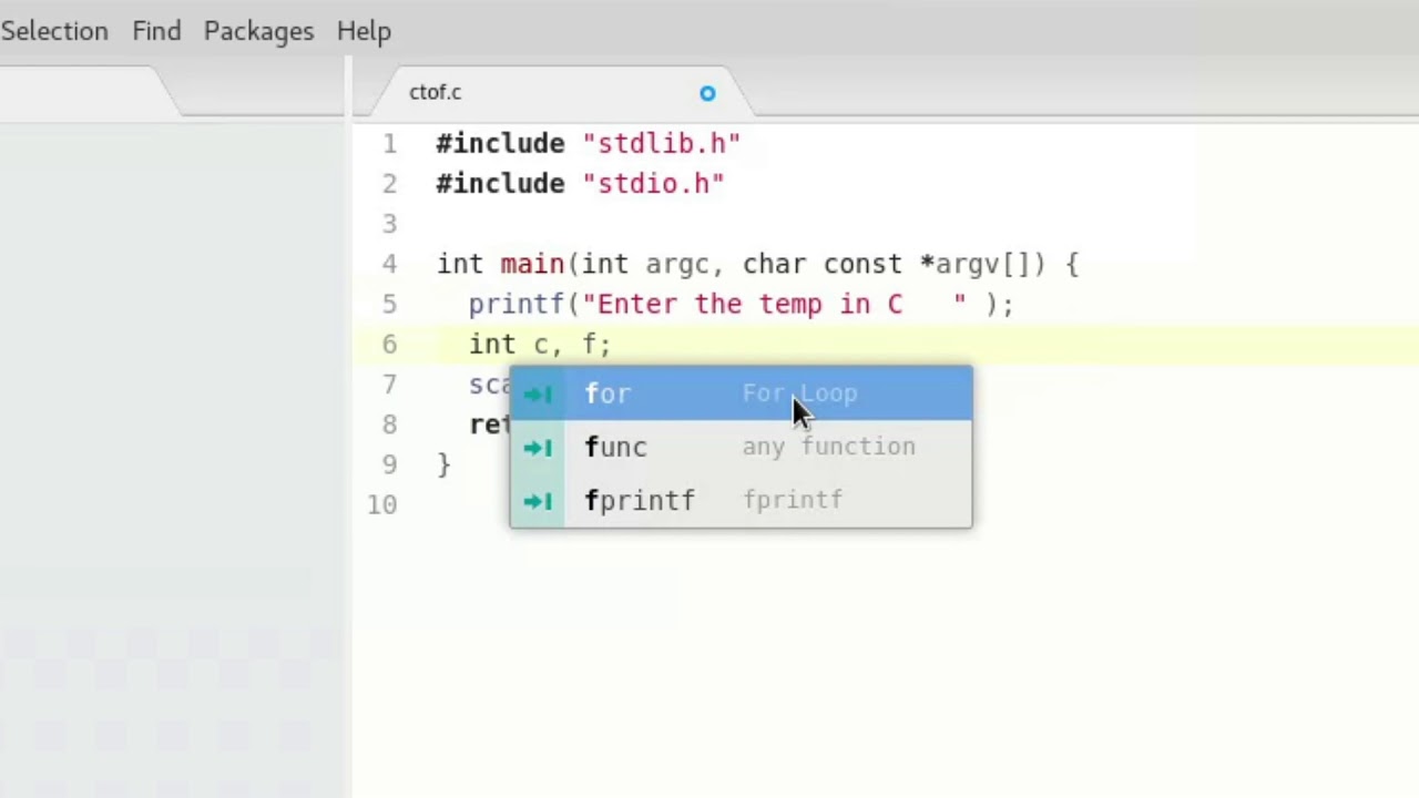 c program to convert Celsius to Fahrenheit - YouTube