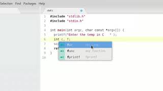 c program to convert Celsius to Fahrenheit
