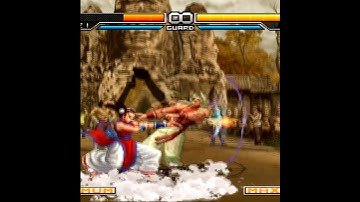 KOF 2002UM TEAM PRETTY GIRLS ALL SUPER CLIMAX DESPERATE MOVESET #shorts #kof