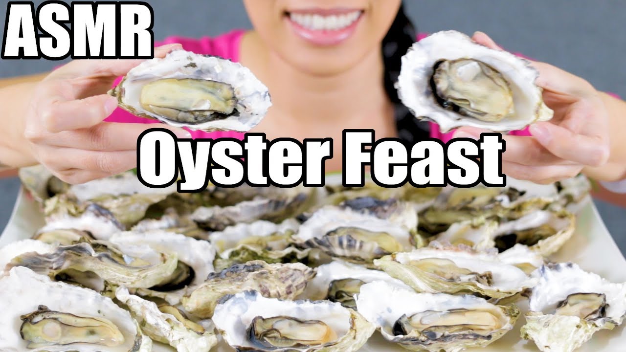 ASMR Eating 😋 OYSTER Feast 😋 | Slurping Eating Sounds | No Talking | カキ l 굴 l 리얼사운드 l 먹방