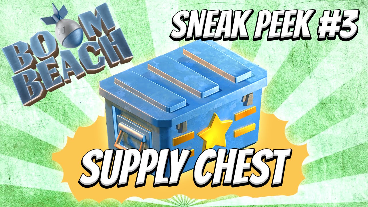 Boom Beach NEW UPDATE! ★ SNEAK PEEK #3: "SUPPLY CHEST" ★ Boom Beach March 2016 Update!