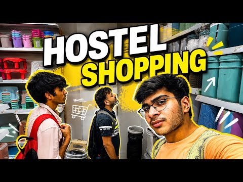 aaj ki HOSTEL ki shopping😍is jagah pr