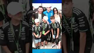 Messi y Franco, se Juntaron GP Miami.