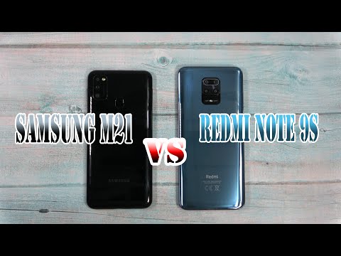Samsung Galaxy M21 vs Xiaomi Redmi Note 9s  SpeedTest and Camera comparison