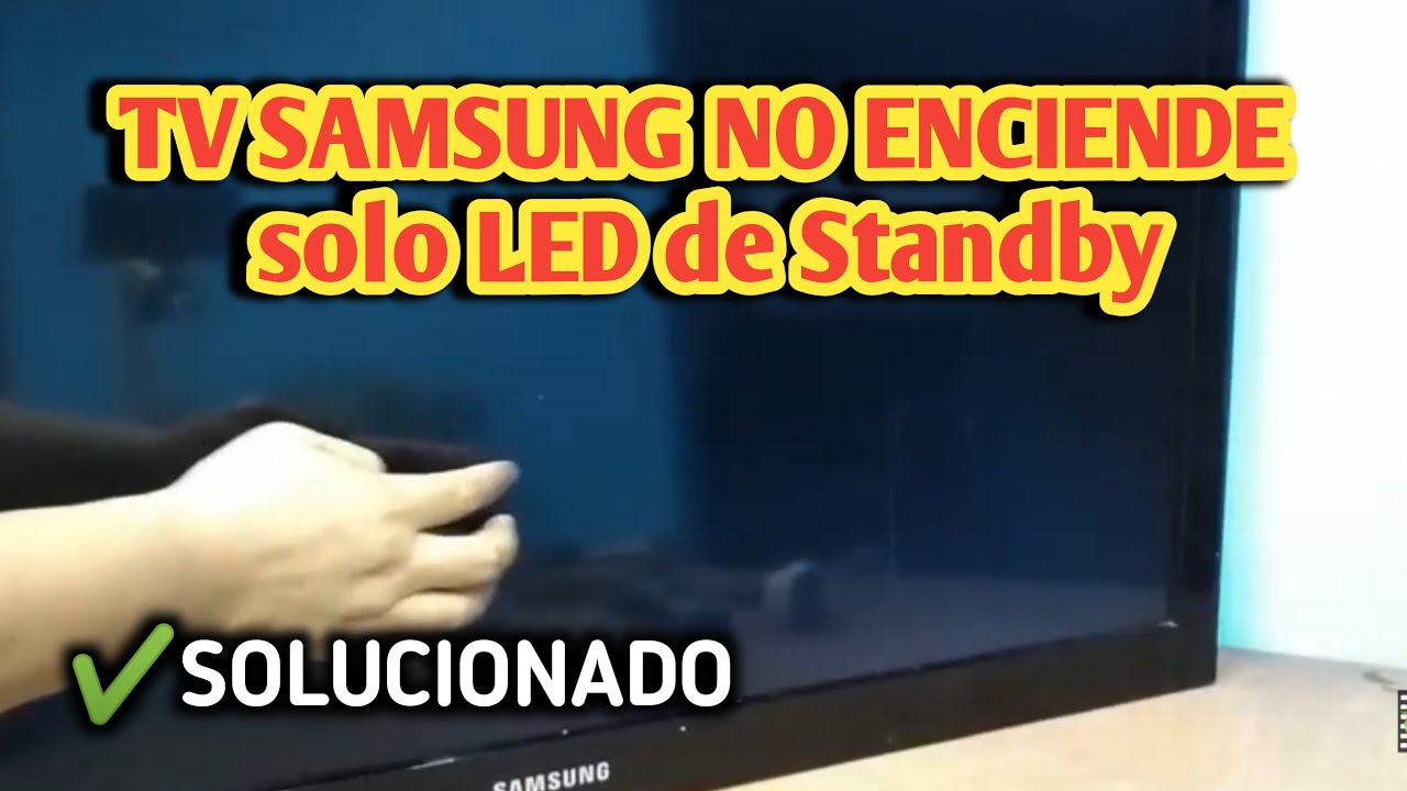 SAMSUNG TV DOES NOT TURN ON, only the Stand-by LED - YouTube