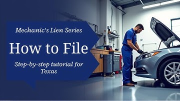 Step by Step: How to file an Auto Mechanic