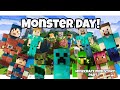 Monster day a minecraft mini movie part 1  unboxyandrandomthingswithlay