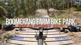 Boomerang Farm Bike Park - Gold Coast's Best Trails! Sidewinder, Ranch Toastie & Lower Mini Mega